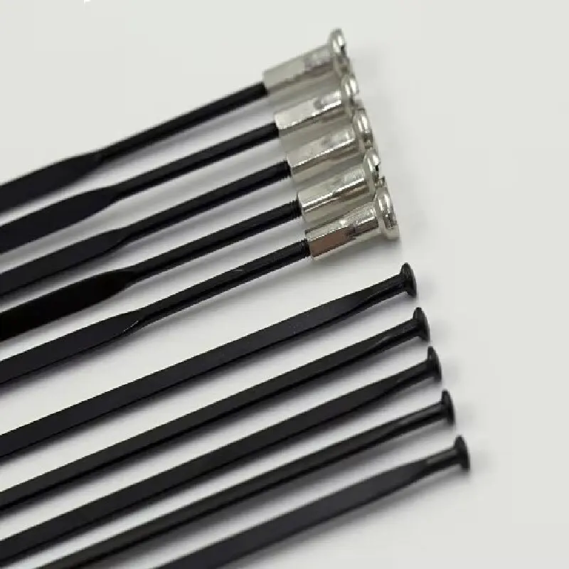 Bicycle Spokes with Nipples 5PCS MTB Road Bike Straight Pull Aero Spokes For Mavic AKSIUM Ksyrium Equipe CROSSRIDE Cosmic