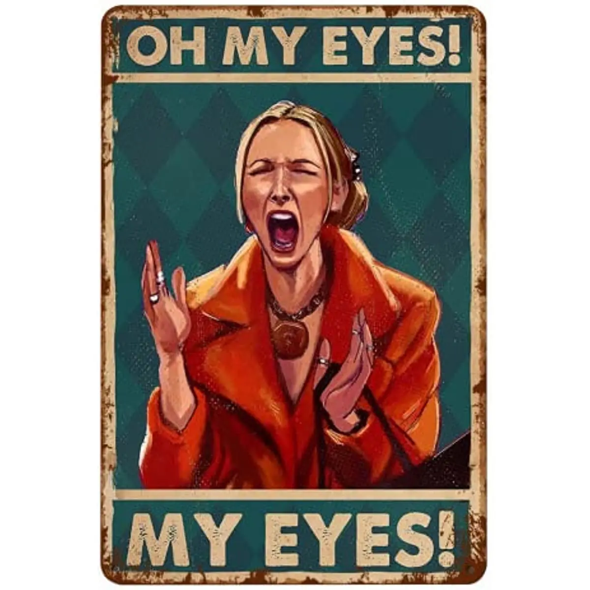 

Металлические жестяные знаки, Настенный декор, надпись Oh My Eyes