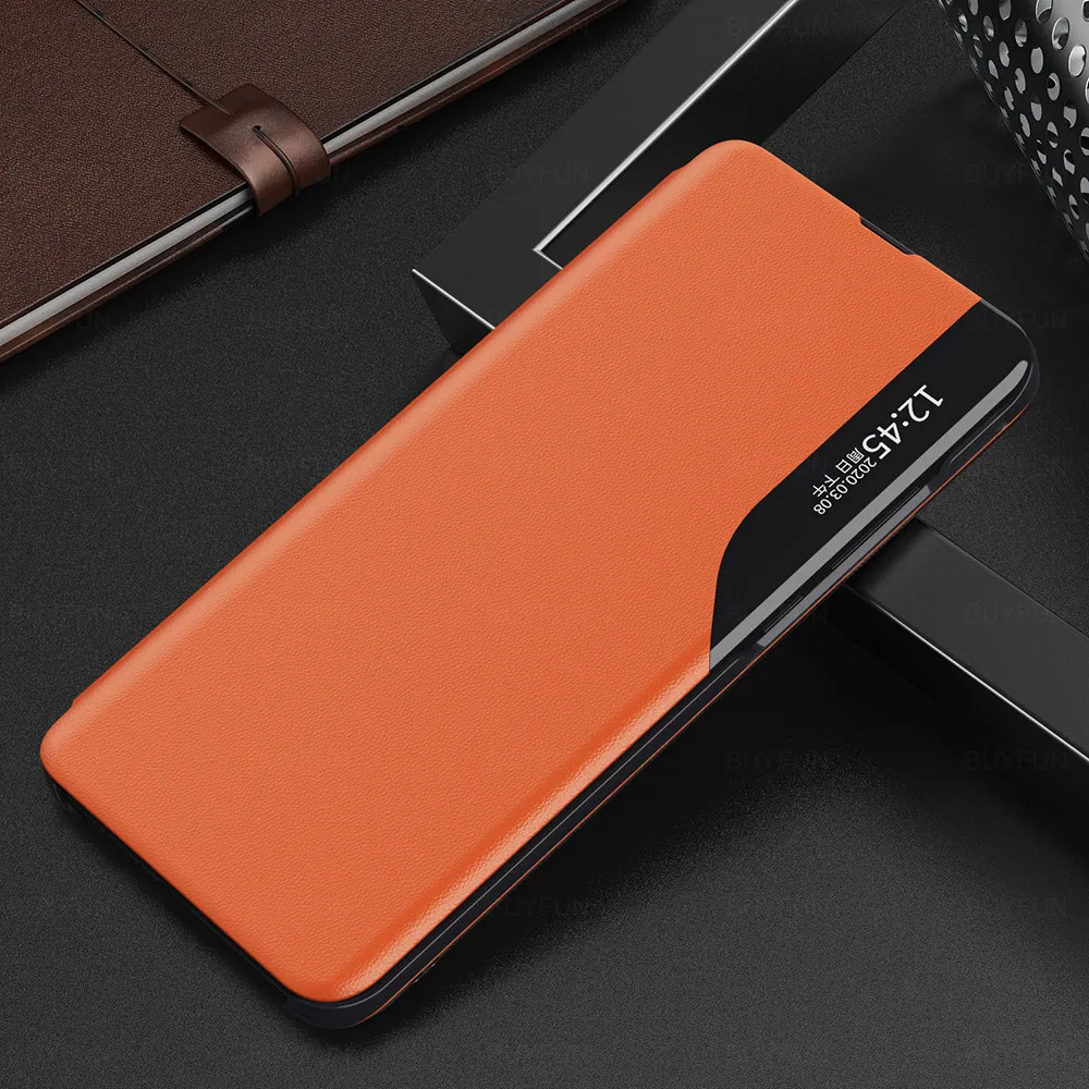 Premium Smart Magnetic Leather Flip Case - Shockproof Book Stand Phone Cover