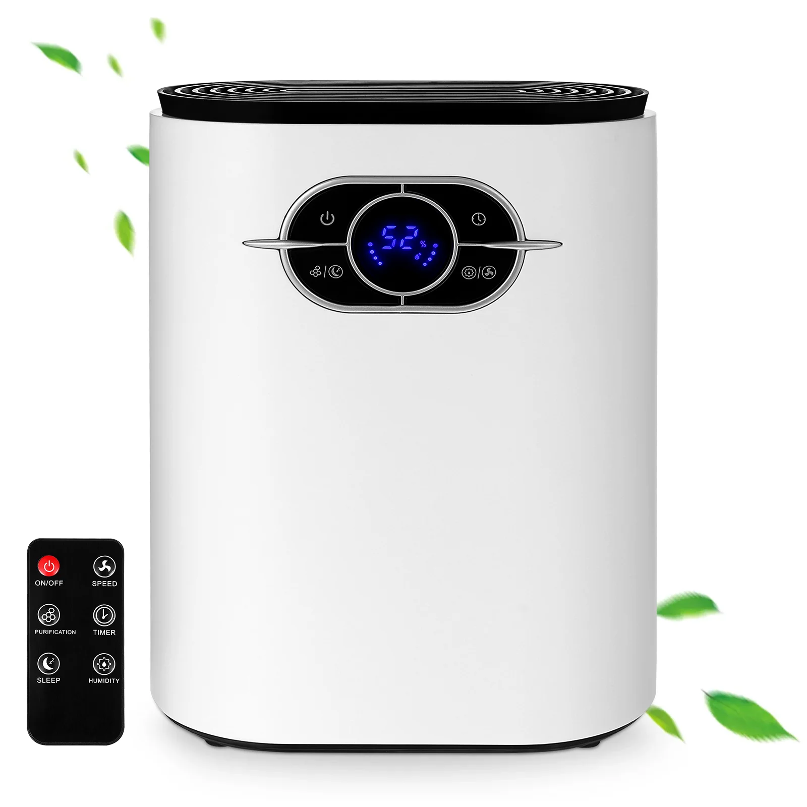 

2 2L Dehumidifier Moisture Eliminator for Home Dehumidifiers Room Air Mini Small Abs