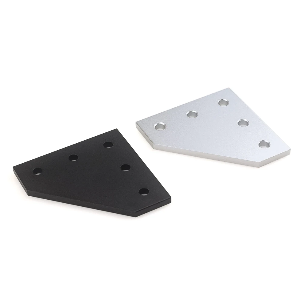 8Pcs Openbuilds 5 hole L 90 Degree Joining Plate Corner Angle Bracket Connection for /3030/4040 Aluminum Extrusion Profile cutting bracket metal clamping plate aluminium spacers
