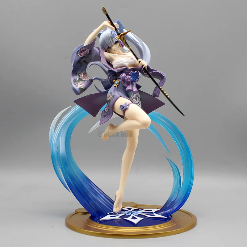 

27cm Genshin Impact Anime Figurine Kamisato Ayaka Figure Pvc Statue Model Doll Collectible Desk Decoration Christmas Gifts Toys