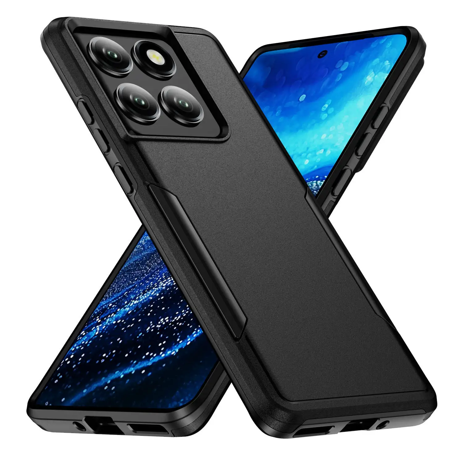 Durable Armor Shockproof Case with Hard PC+TPU Protection