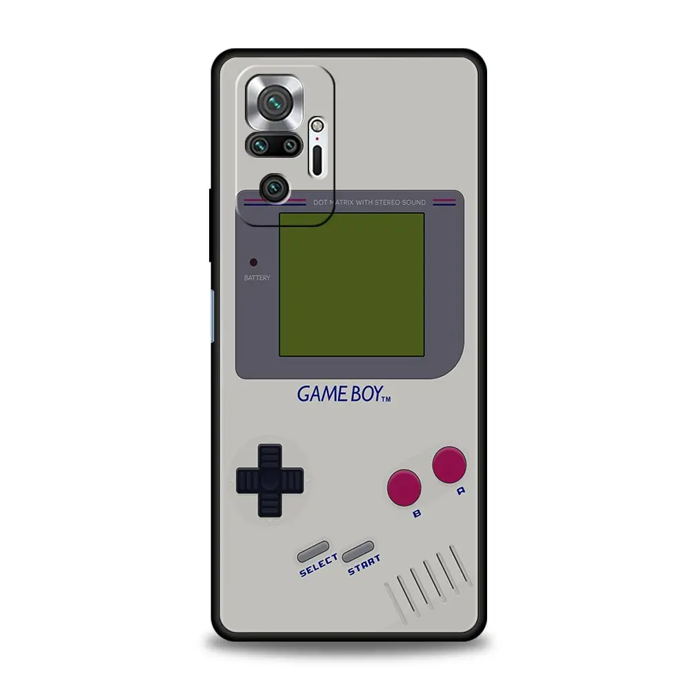 Retro Gaming Phone Case - Classic Game Design, Black Cover