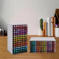 Art Marker Storage Rack For 72/120 Markers, Watercolour Brushes Pens Color Pencils Organizer Holder For Desk 1