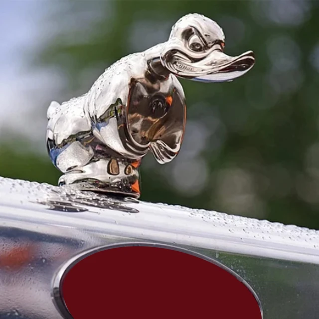 Lovely Duckling In The Car Ornament With Helmet Chain Car Interior  Accessories Decorations Auto Dashboard Toys Duck In The Car - Ornaments -  AliExpress