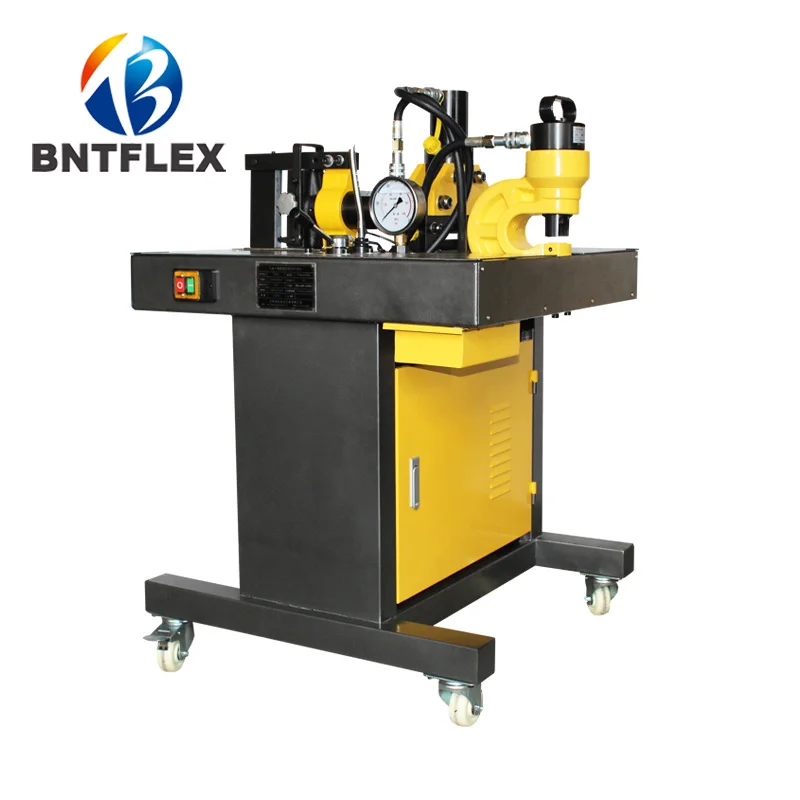 By sea Three-in-one processing machine DHY-150D Copper aluminum plate cutting punching bending | Инструменты