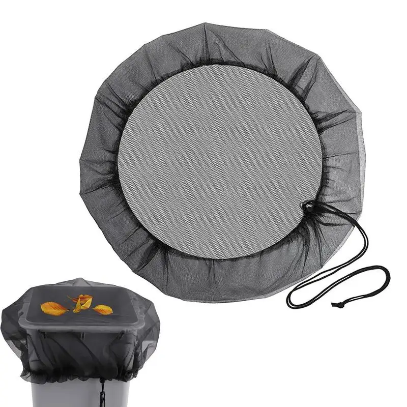 Rain Barrel Cover Mesh Cover Netting for Rain Barrels PE Water Collection Buckets Tank Raindrop Harvesting Tool Anti-Mosquito Water Protection
