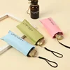 Mini sunshade, flat, manual sunscreen, portable sunshade, good-looking, sunny and rainy umbrella, foldable, compact 3
