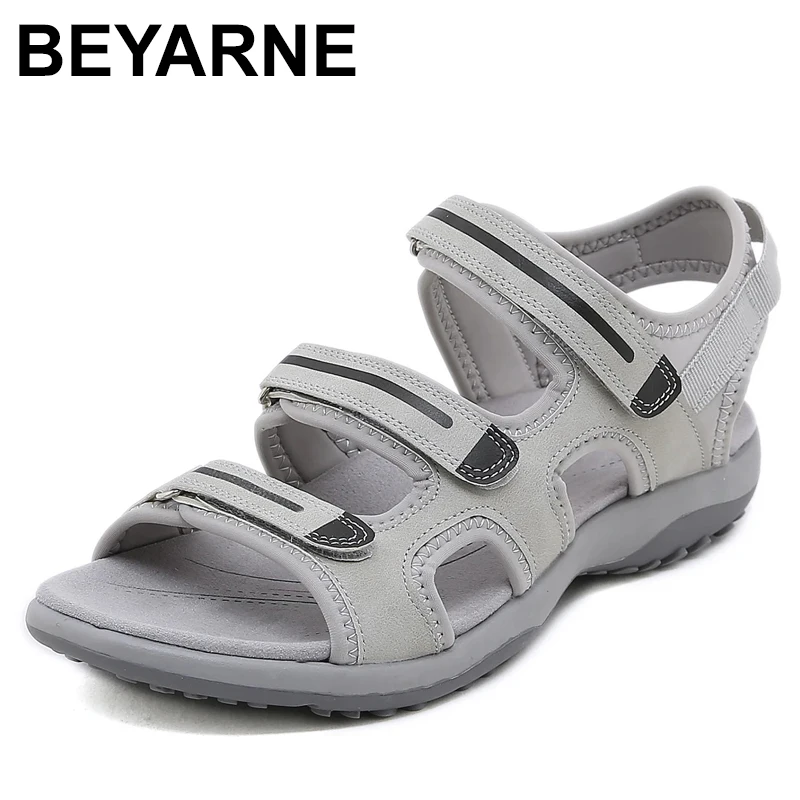 

Новинка 2024 Женская обувь в европейском и американском стиле сандалии в спортивном стиле удобная и износостойкая женская обувь на плоской подошве