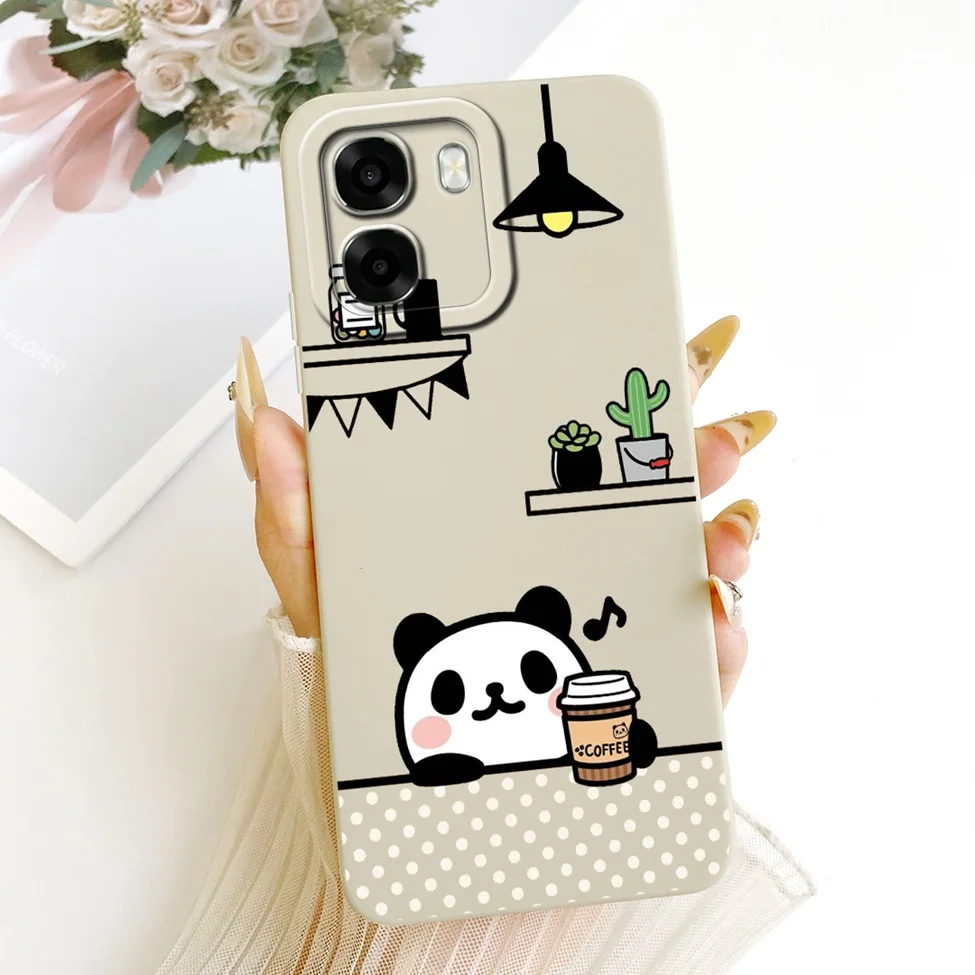 Luxury Fashion Cute Painted Silicone Case - Oppo A6 Series