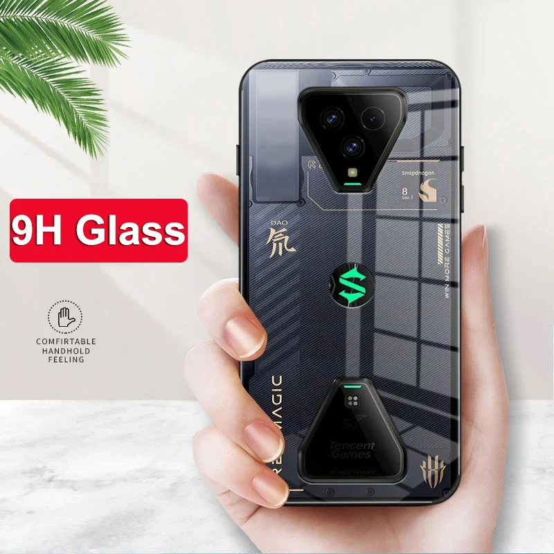 Premium 9H Tempered Glass Phone Case - Durable Hard Shell Back Cover