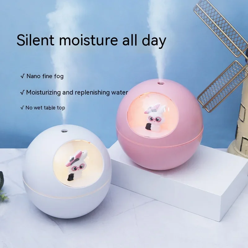 New USB Humidifier Household Office Portable Students Dormitory Bedroom Small Cute Mini Large Spray Car Mounted