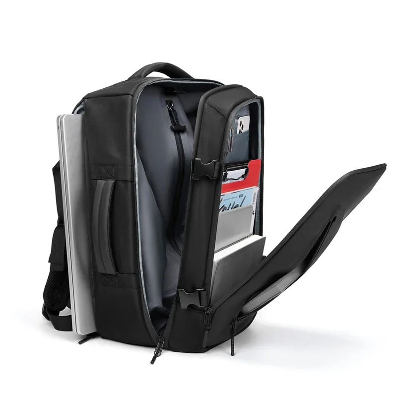 Zaino Da Viaggio Sottovuoto Con Pompa – Grande, Impermeabile, 50x32x25 Cm, Compressibile, Portatile, Per Laptop 15.6