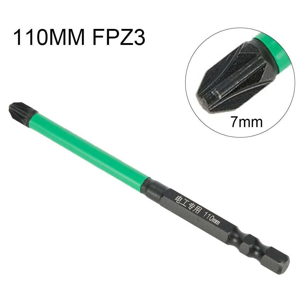 

For Socket Switch Alloy Steel Screwdriver Bits 3PCS For Electrician FPZ1-3 Magnetic Power Tool Screwdriver Bits