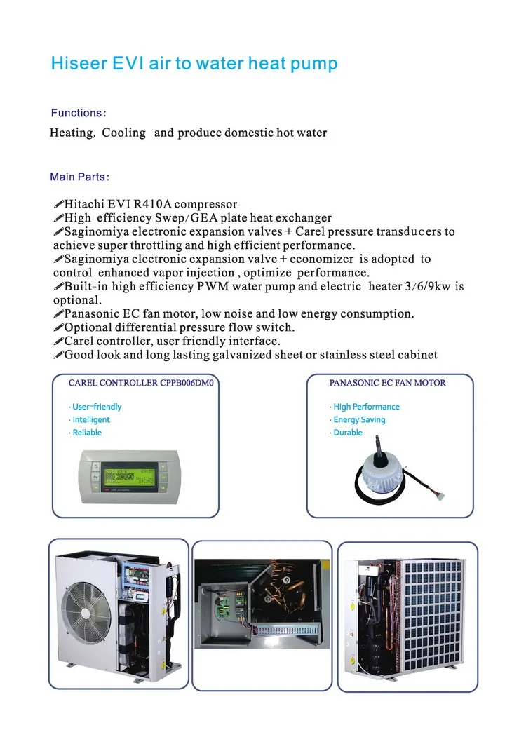 Wifi Swimming Pool Heat Pump Swimming Pool Variable Frequency Heat Pump Water Heater Manufacturing Heating