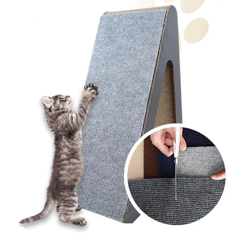Cat Scratching Furniture Cat Scratcher Sofa Cat Crawling Mat Grinding Climbing Frame Sofa Protection Self-adhesive Carpet Cats Scratch Board Cats Toys