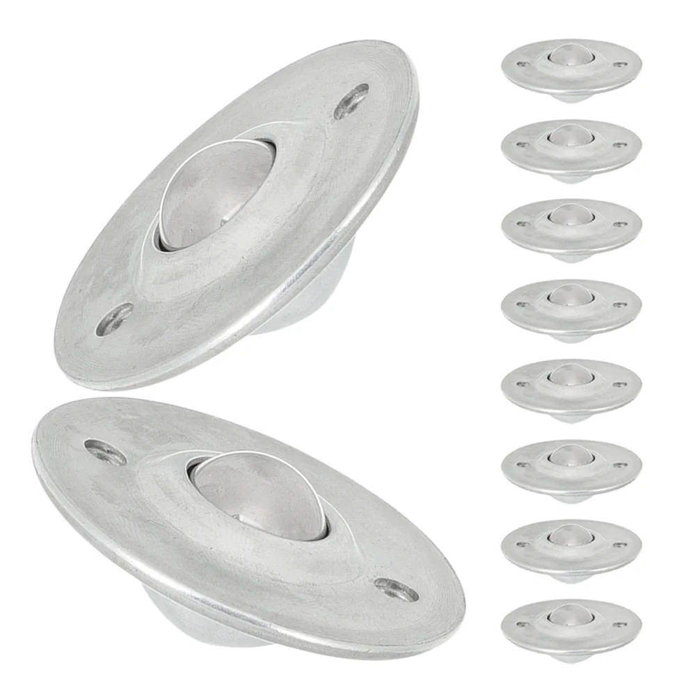 

10 Pcs Flying Saucer Wheel Ball Caster Roller Steel Transfers Bearing Rollers Replacement Wheels Furniture