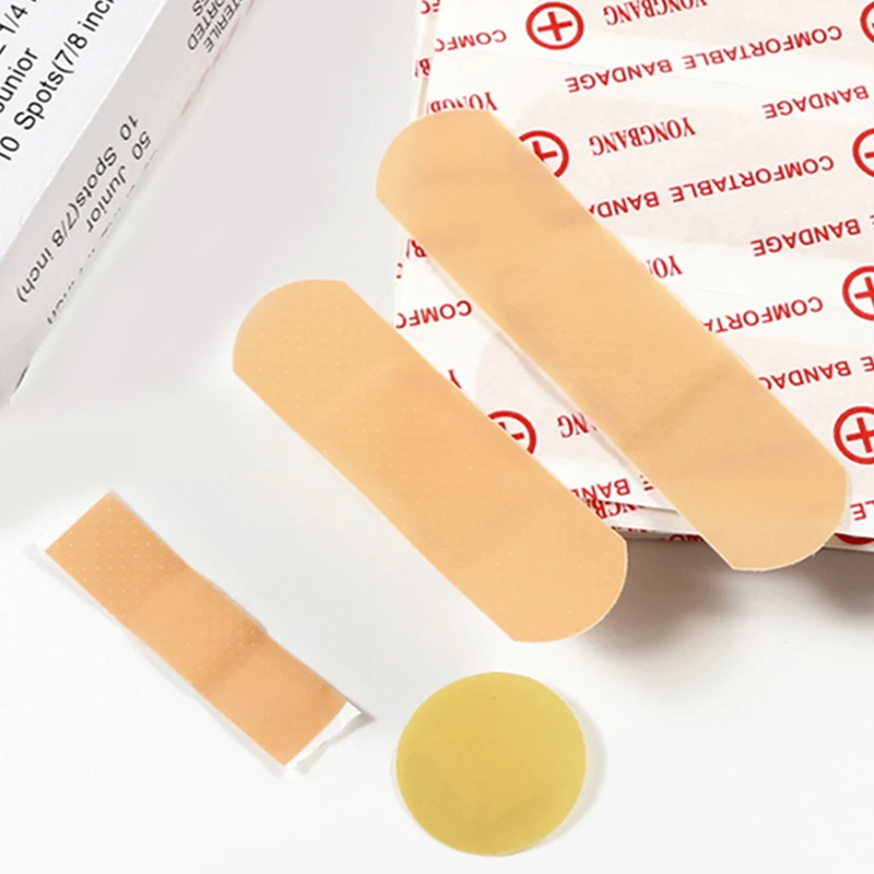 

200Pcs First Aid Bandage Acne Patch Stickers Heel Cushion Adhesive Plaster Waterproof Band-aid Medical Wound Hemostasis Bandages