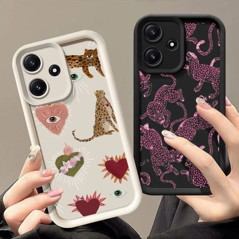 Stylish Leopard Print Cat Case
