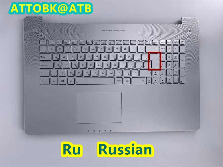 Фото Новая стандартная клавиатура для ноутбука ASUS N750 N750J N750JK N750JV RU/us/IT с подсветкой №5