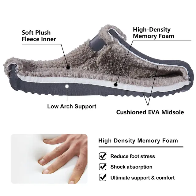 Shevalues Plush Fur Clogs Slippers for Women and Men