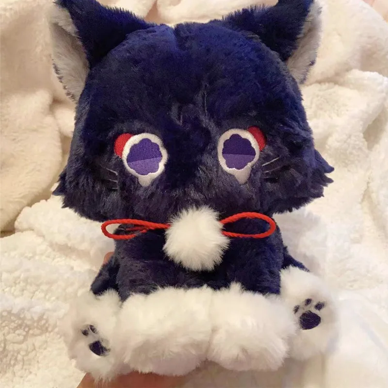 thumbnail image 1 of 22cm Anime Scaramouche Cat Cute Plush Doll Genshin Impact Wanderer Pet Cosplay Stuffed Pillow Toy Birthday Gift, 1 of 4