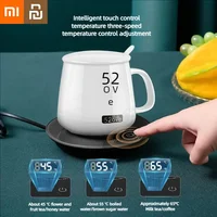 Xiaomi Youpin Mini USB Cup Warmer 3 Gear Coffee Mug Heating Coaster Smart Thermostatic Hot Plate Milk Water Heating Pad Heater 1