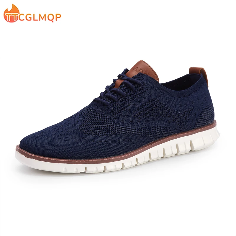 Men Mesh Casual Shoes Lightweight Breathable Soft Soled Shoes Summer Outdoor Sports Fitness Sneakers Big Size men sneakers