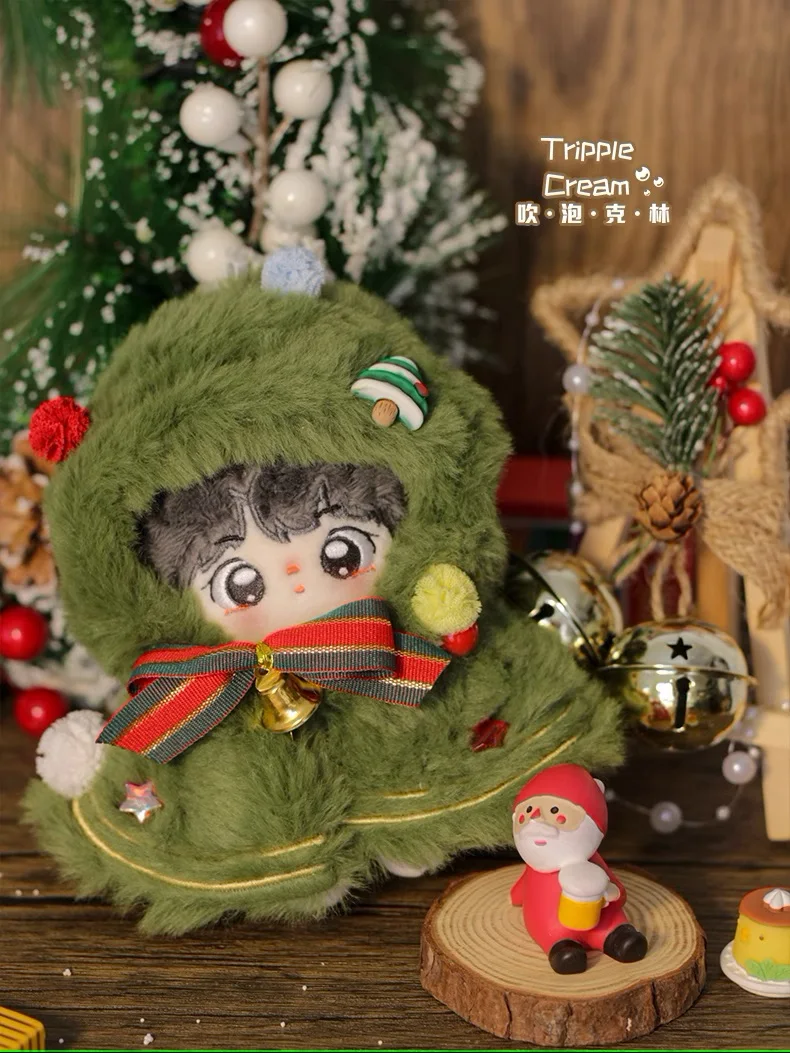 

Anime Christmas Clothes For Plush 10cm Toy Cosplay Cute Props dress