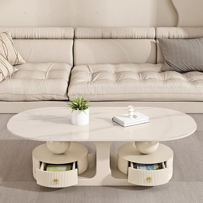 

Acrylic Dinner Coffee Table Metal Writing Omputer Aesthetic Mechanism Storage Side Table Luxury Couchtisch Living Room Furniture
