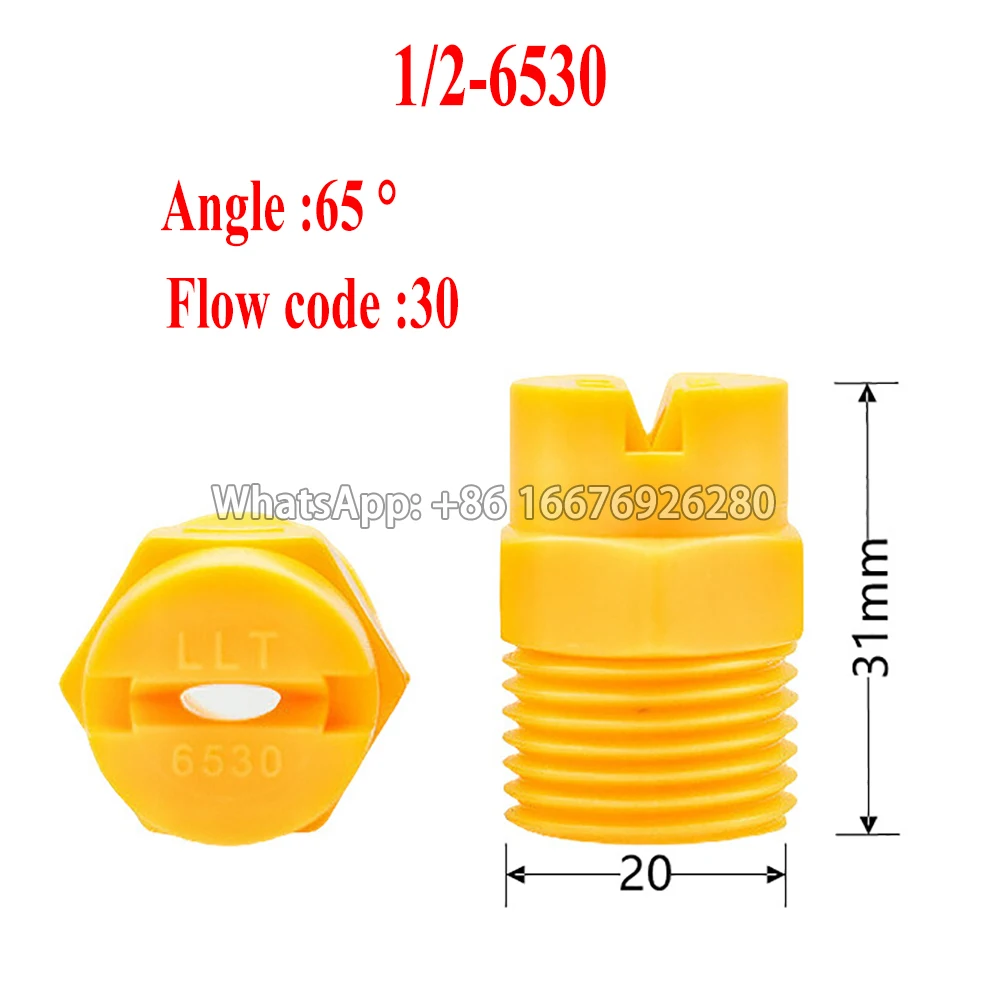 Plastic  Flat Fan Spray Nozzle 1/8" 1/4" 1/2" Industrial Cleaning Washing ,Industrial Cleaning Washing Dust Removal 3
