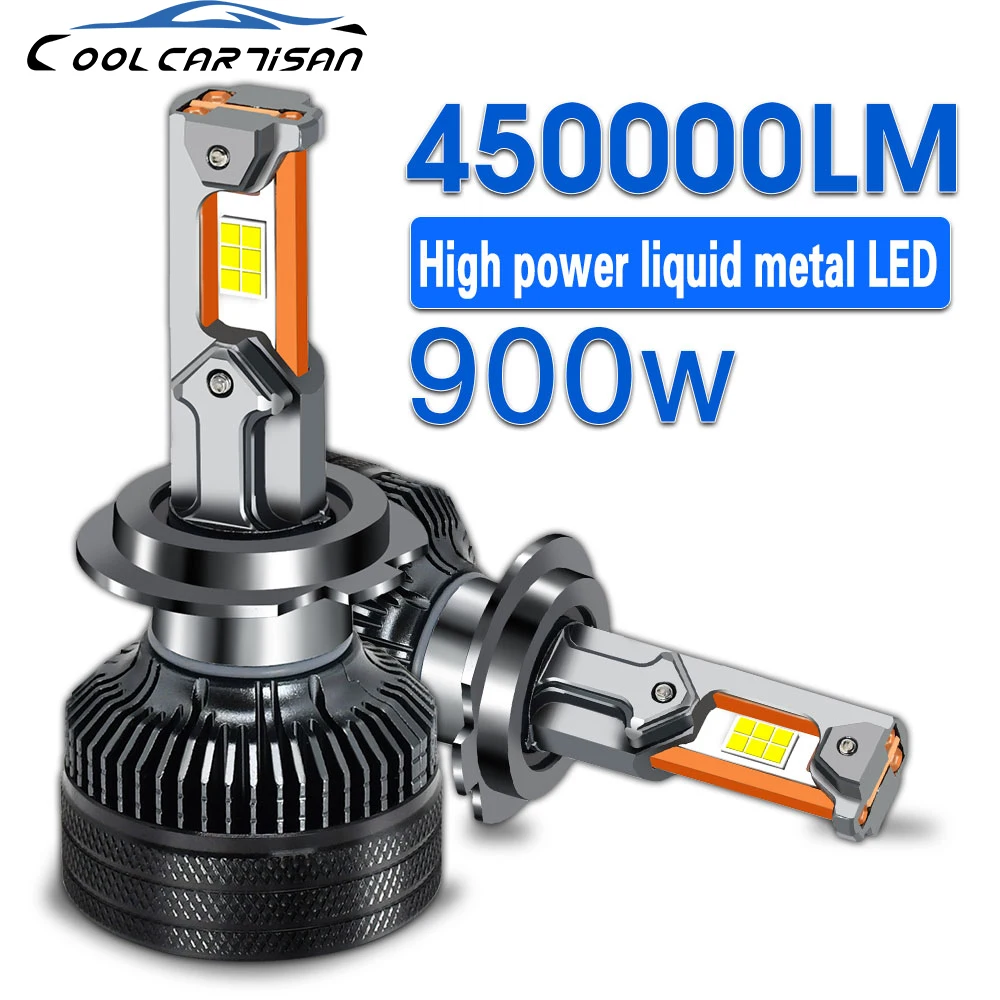 Фара EAGLEVISION светодиодная, h4, 900 Вт, CHIIP, Canbus, 6500K, Turbo, HB3, HB4, 9012, H1, H4, H7, H11, H13, 12 В, 24 В