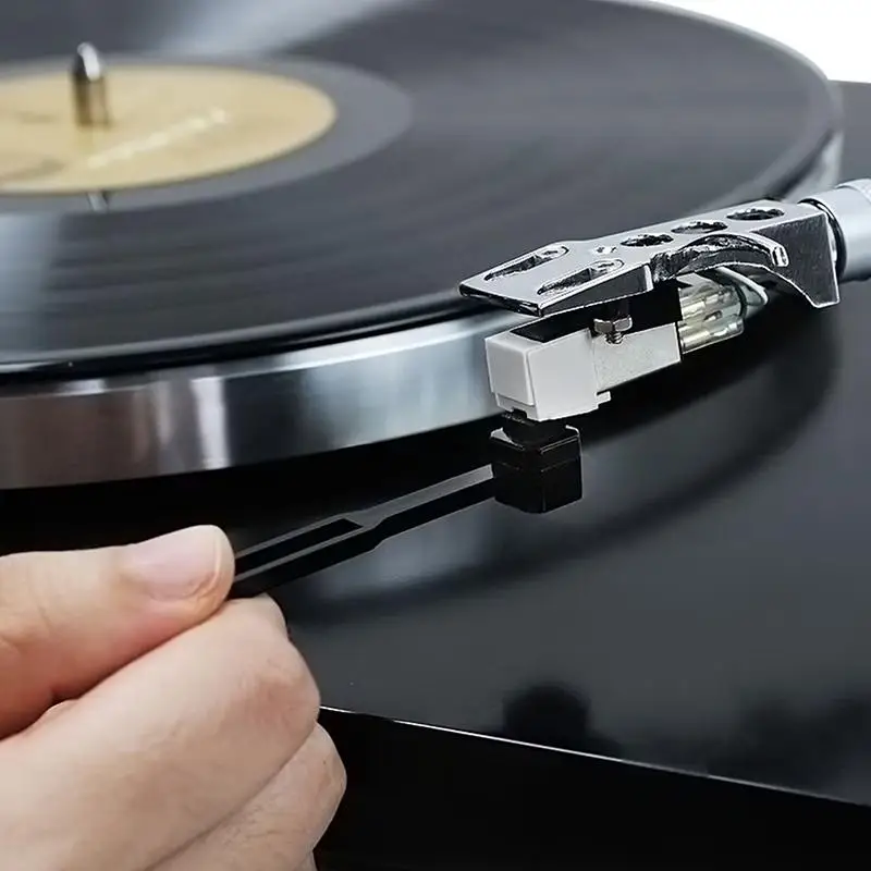 Kit portatile per la pulizia dei dischi in vinile – Include una spazzola per la punta del giradischi e i dischi LP, pulisce anche gli schermi di smartphone/computer - Image 5