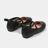 Bigwow Girls Dress Shoes Mary Jane Princess Shoes Ballet Flat Wedding Party Shoes with Ankle Strap for Little Big Kids 6