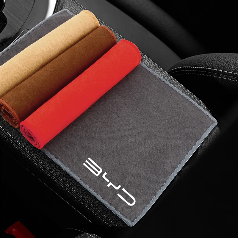 자동차 연간 검사 스티커 세차 타월 청소용 걸레 BYD Seal Atto 3 Yuan Song Plus Dolphin Sealion Qin I3 S7 용