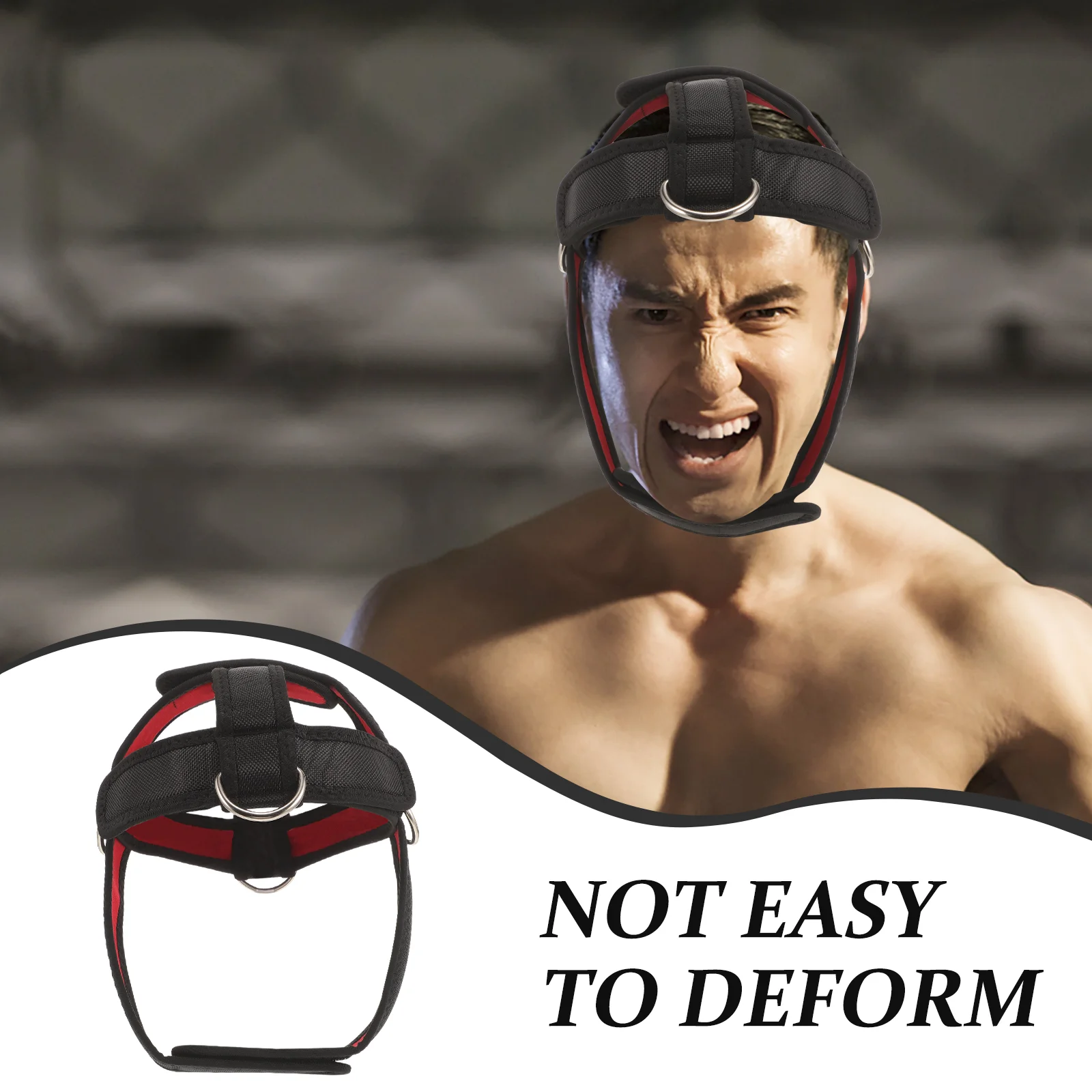Head Training Harness Neck Strength Training Strap Portable Neck Trainer Practical Neck Tool For Gym Indoor Neck Trainer 2