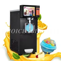 Automatic Commercial Slush Machine Single Slot Smoothie Making Snow Melting Machine with Advertising Screen Ice Cream Maker 1