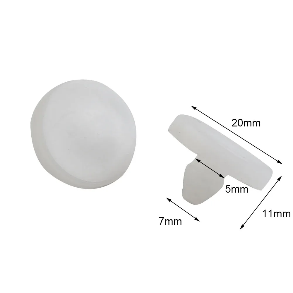 

2 Pcs Car Stop Lamp Limit Pad Rubber Pin Clips Auto Brake Clutch Suitable For Hyundai, For KIA Accessories