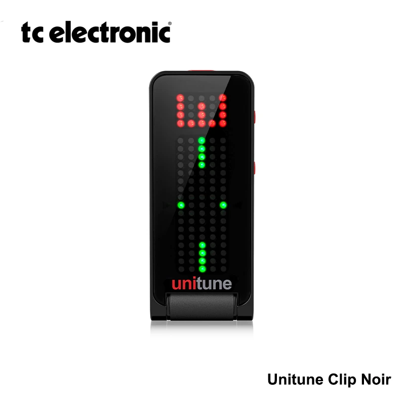 TC Electronic Unitune Clip Noir Clip-On Tuner with Strobe