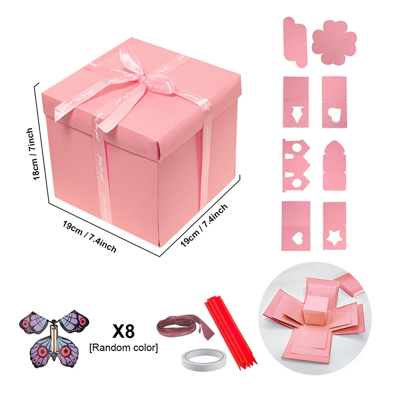 Explosion Flying Butterfly Surprise Box  Explosion Gift Box Butterflies  Flying - Jewelry Packaging & Display - Aliexpress