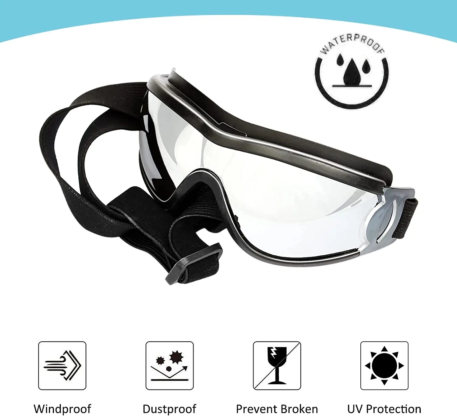 Title 11, Dog Sunglasses Dog Goggles Adjustable Strap for...