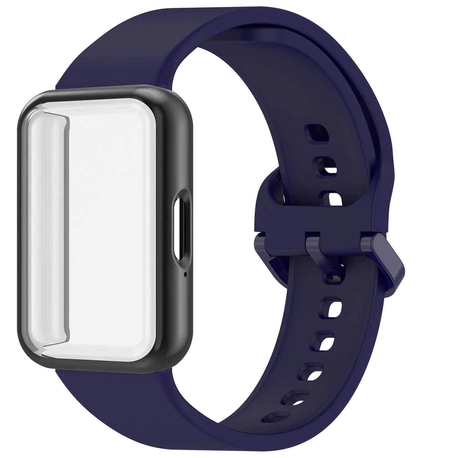 Silicone Strap and Protective Case Kit for Fitness Band Accessories