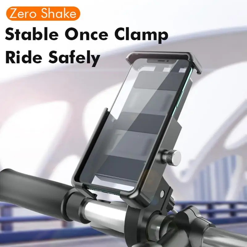 Универсальное крепление для телефона на велосипед | Вращающийся на 360 градусов держатель для телефона | Стандартный кронштейн для телефона из сплава для мотоциклов