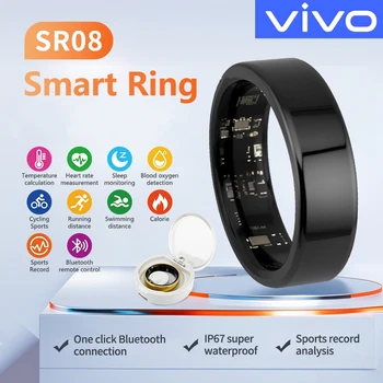 VIVO Smart Ring Men Women SR08 Smart Ring Women Heart Rate Blood Oxygen Multi Sports Modes IP68 5ATM Waterproof 2025 New 1