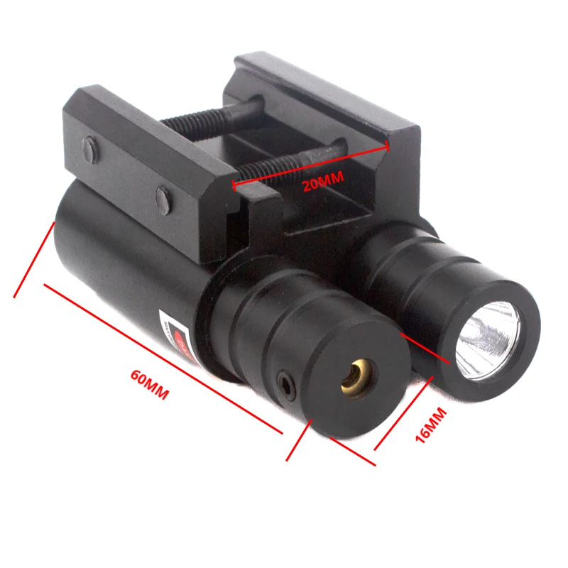 Red dot laser sight laser sight tactical laser light for 20mm Picatinny rail rifle with battery