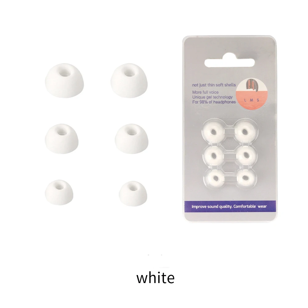 3 Pairs For CMF by NOTHING BUDS Pro 2 Eartips Silicone Earbuds Tips Earphone Kits Cover Replacement Ear Buds Tips Eargels Earcap