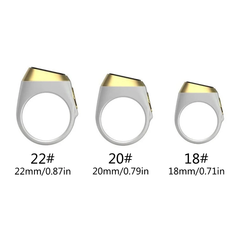 Pro Oração Inteligente Tally Contador Anel Muçulmanos Digital Tempo-lembrete 0.49 Polegada 72x40 Oled-tela de Exibição para Muçulmanos M02 - Image 5