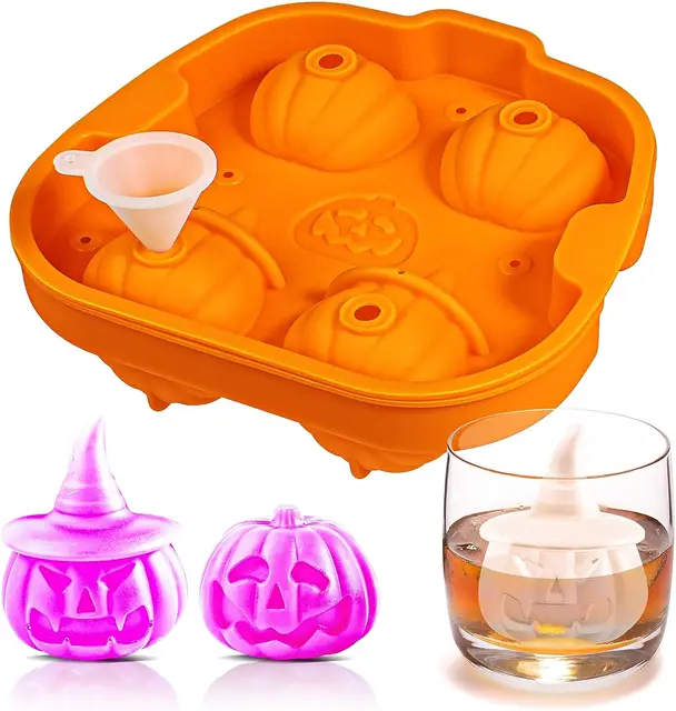 Halloween Pumpkin Ice Cube Mold: A Creative Addition to Your Halloween Party