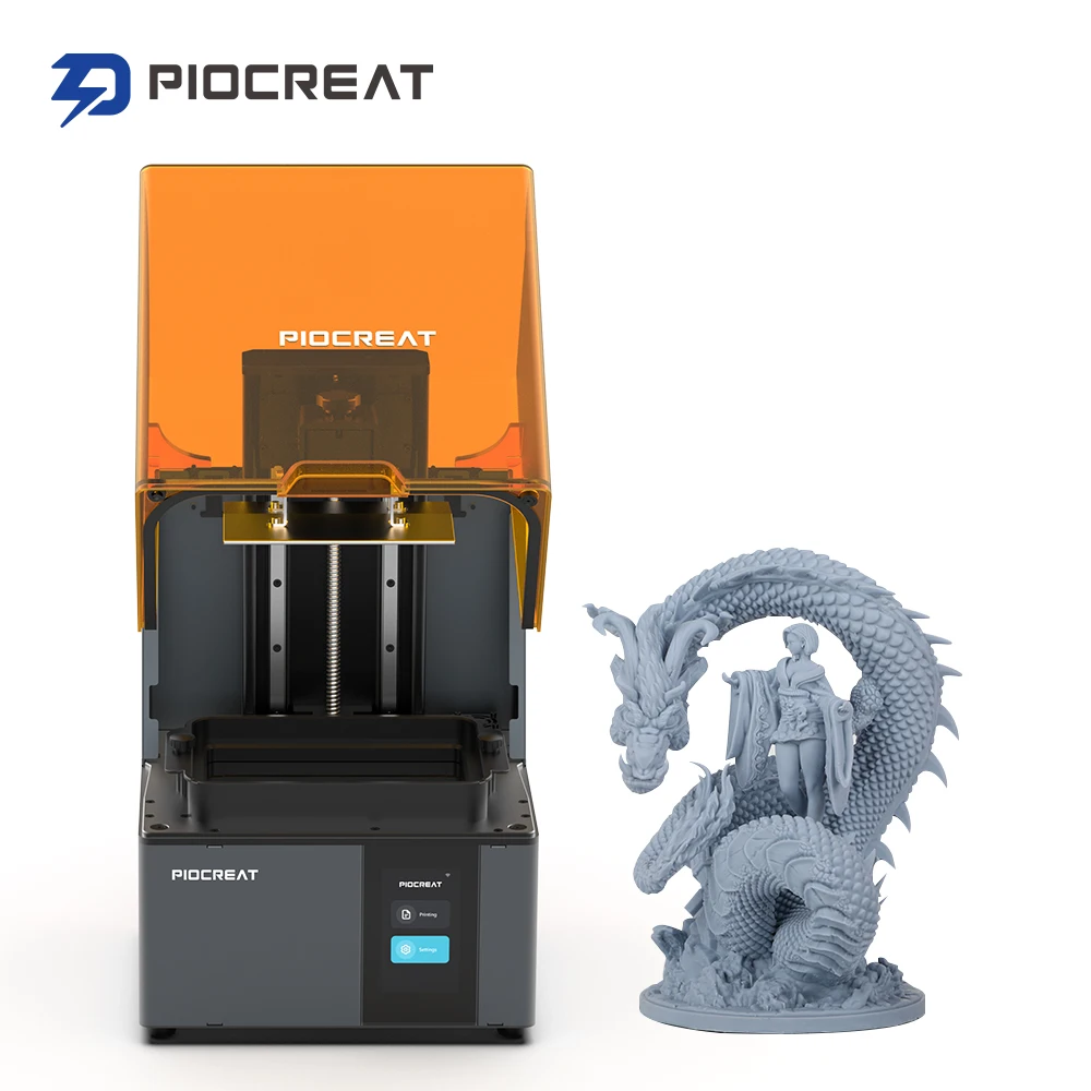 

Piocreat C01 10.1" 14K Large Format Lcd Resin 3d Printer for Figure Model and Industrial Design Curing 3d Printer